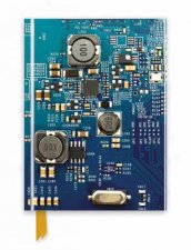 Foiled Journal 136 Circuit Board Blue