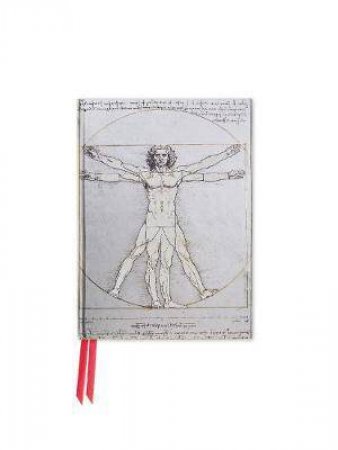 Foiled Pocket Journal  Leonardo Da Vinci: Viruvian Man by Various