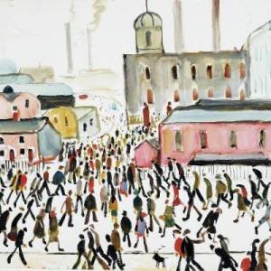 Jigsaw: L. S. Lowry, Going to Work 1000 Pieces by Various