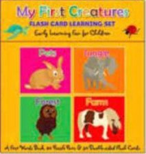 Flash Card Learning Set My First Creatures