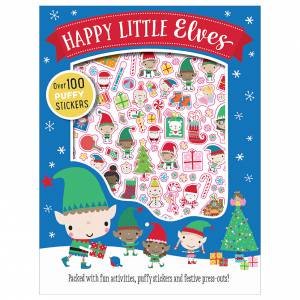 Puffy Sticker: Happy Little Elves by Various