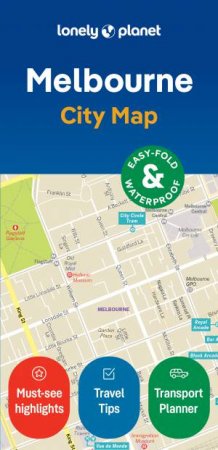 Lonely Planet Melbourne City Map by Lonely Planet