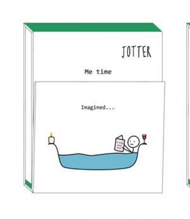 Hurrah For Gin: Jotter Pad by Ms. Katie Kirby