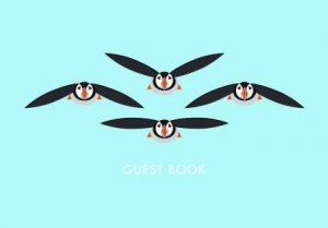 I Like Birds: Flying Puffins Guest Book by I Like Birds