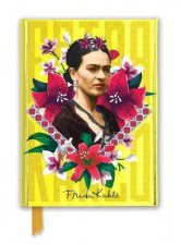 Foiled Journal Frida Kahlo Yellow