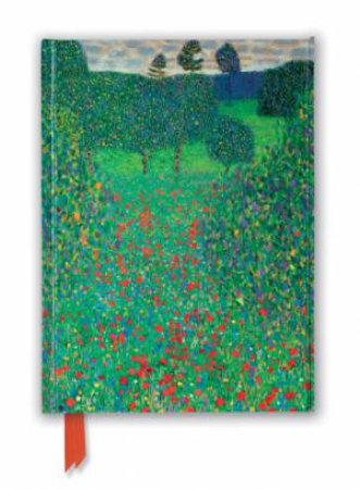 Foiled Journal: Gustav Klimt, Poppy Field by Various