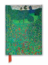 Foiled Journal Gustav Klimt Poppy Field