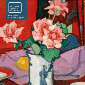 Jigsaw: Samuel Peploe: Pink Roses, Chinese Vase (1000-Piece) by Various