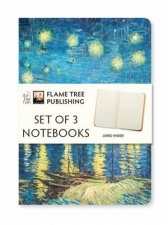 Mini Notebook Collection Vincent Van Gogh Set Of 3