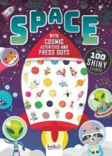 Metallic Puffy Stickers Space