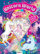 Puffy Sticker Jewel Unicorn World