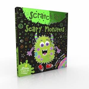 Scratch Art Fun Mini Scary Monsters by Various