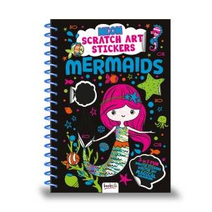 Scratch Art Sticker Fun Neon: Mermaids by Various