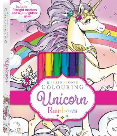 Kaleidoscope Colouring Kit: Unicorn Rainbows by Various