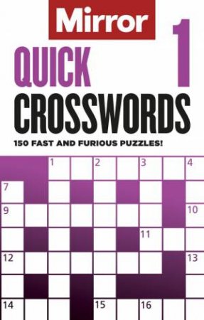 The Mirror: Quick Crosswords 1 by Various