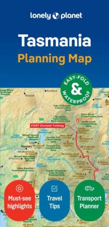 Lonely Planet Tasmania Planning Map by Lonely Planet