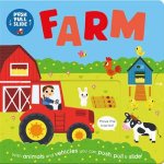 Farm  Push And Pull Slide Books