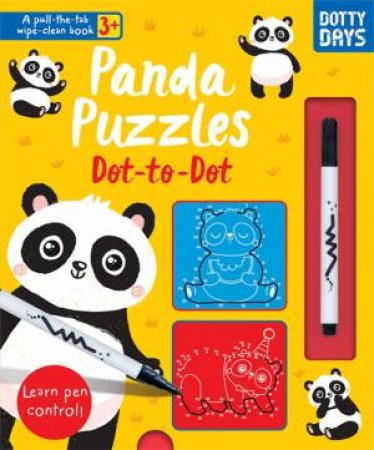 Panda Puzzles - Pull Tab Wipe Clean by Alice Barker & Carrie Hennon