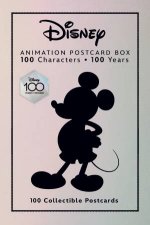 Disney and Pixar Postcard Set 100 Characters throughout 100 Years of Animation