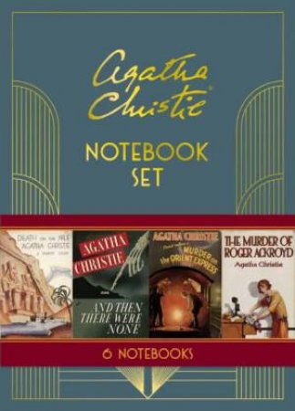 Agatha Christie Notebook Set by Chronicle Books