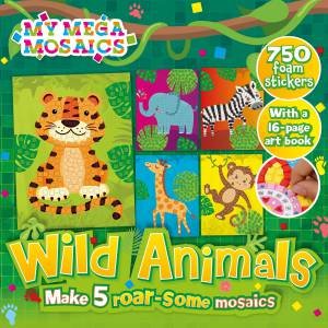 Creative Craft Kit: Foam Mosaic Art - Wild Animals by Various