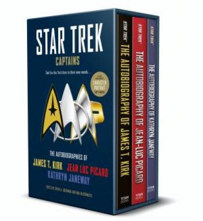 Star Trek Captains — The Autobiographies by Una McCormack & David A. Goodman