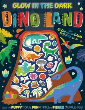 Glow-In-The-Dark Puffy Stickers: Dino Land