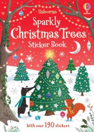 Sparkly Christmas Trees Sticker Book by Jessica Greenwell & Lucy Barnard