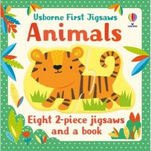 Usborne First Jigsaws: Animals by Matthew Oldham & Stella Baggott