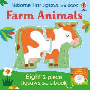 Usborne First Jigsaws: Farm Animals by Matthew Oldham & Stella Baggott