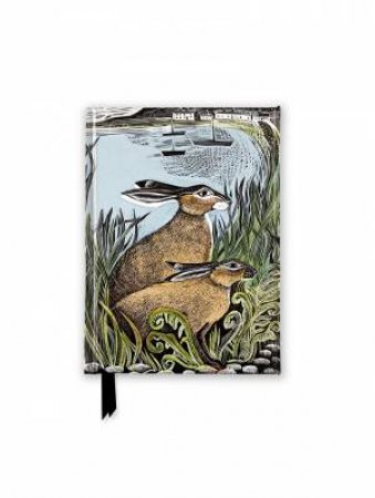 Foiled Pocket Journal: Angela Harding, Rathlin Hares by Flame Tree Studio