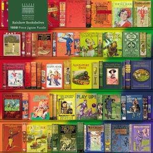 1000-Piece Jigsaw: Bodleian Libraries, Rainbow Bookshelves by Flame Tree Studio