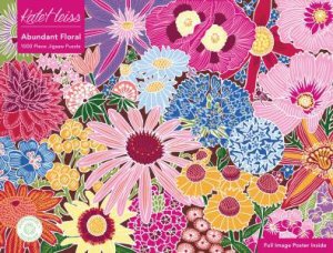 1000-Piece Sustainable Jigsaw: Kate Heiss, Abundant Floral by Flame Tree Studio