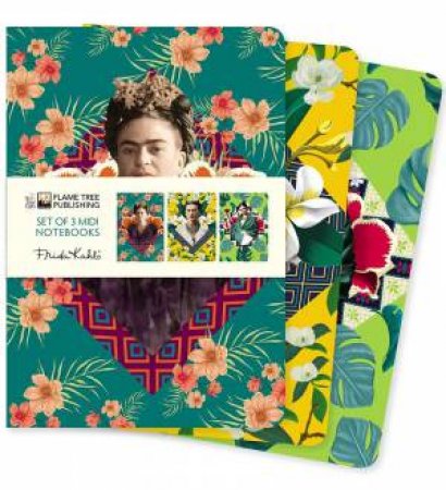 Midi Notebook Collection: Frida Kahlo (Set Of 3) by Flame Tree Studio