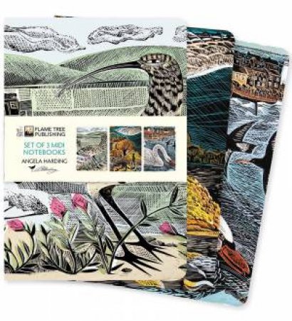 Midi Notebook Collection: Angela Harding (Set Of 3) by Flame Tree Studio