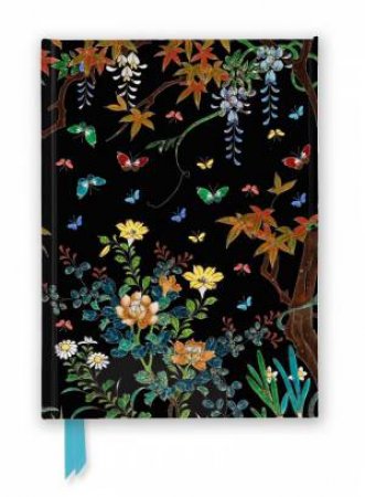 Foiled Journal #325: Ashmolean Museum, Cloisonn Casket with Flowers and Butterflies by FLAME TREE STUDIO