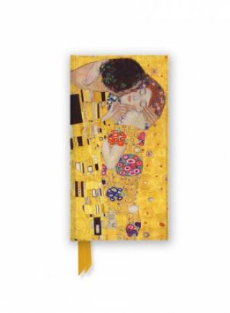 Foiled Slimline Journal: Gustav Klimt, The Kiss by FLAME TREE STUDIO