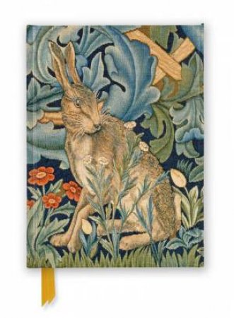 Foiled Journal: William Morris, Hare from The Forest Tapestry by FLAME TREE STUDIO