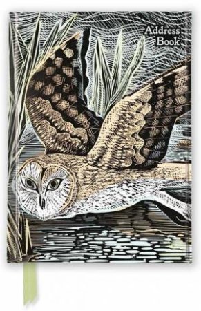 Address Book: Angela Harding, Marsh Owl by FLAME TREE STUDIO