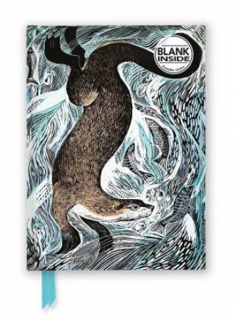 Foiled Blank Journal: Angela Harding, Fishing Otter by FLAME TREE STUDIO