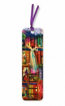 Bookmarks: Aimee Stewart, Treasure Hunt Bookshelves (pack of 10) by FLAME TREE STUDIO