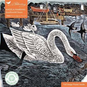 Sustainable Jigsaw: Angela Harding, Southwold Swan (1000-piece) by FLAME TREE STUDIO