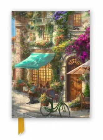 Foiled Journal: Thomas Kinkade, Italian Cafe by FLAME TREE STUDIO