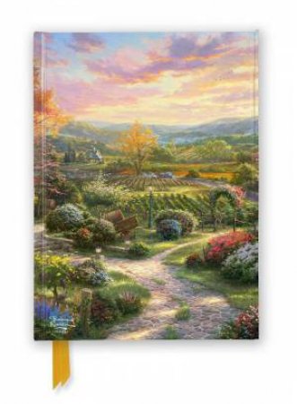 Foiled Journal: Thomas Kinkade, Wine Country Living by FLAME TREE STUDIO