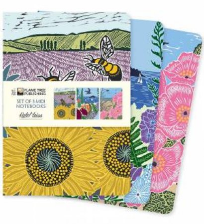 Midi Notebook Collection: Kate Heiss (Set of 3) by FLAME TREE STUDIO