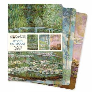 Standard Notebooks: Claude Monet Set of 3 by FLAME TREE STUDIO