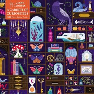 Jigsaw: Jenny Zemanek, Cabinet of Curiosities (1000-piece) by FLAME TREE STUDIO