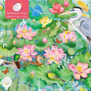 Jigsaw: Bex Parkin, Waterlily Pond (1000-piece) by FLAME TREE STUDIO