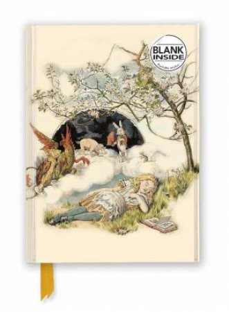 Foiled Blank Journal: British Library, Alice Asleep from Alice's Adventures by FLAME TREE STUDIO