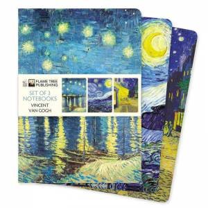 Standard Notebooks: Vincent van Gogh Set of 3 by FLAME TREE STUDIO